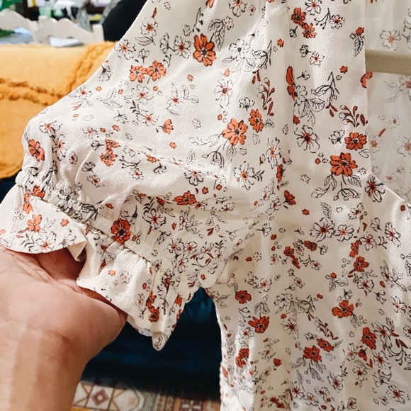 Floral Peasant Elodie blouse, sz S - Picture 4 of 6